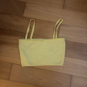 Zara Yellow Crop Top